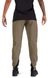Fox Womens Ranger Pants Military Green BACK FACING MODEL