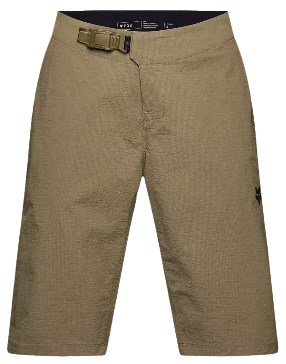 Fox Womens Ranger Shorts Womens Liner Military Green FRONT