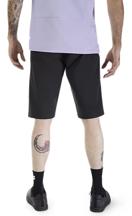 Fox Ranger Shorts W/Liner Black BACK FACING MODEL
