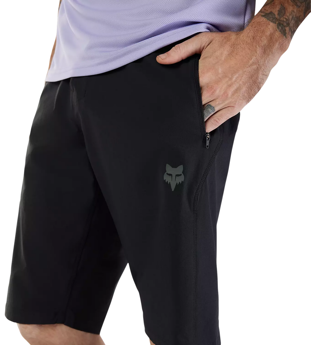 Fox Ranger Shorts W/Liner Black POCKET