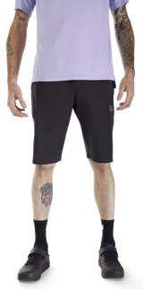 Fox Ranger Shorts Black FRONT FACING MODEL