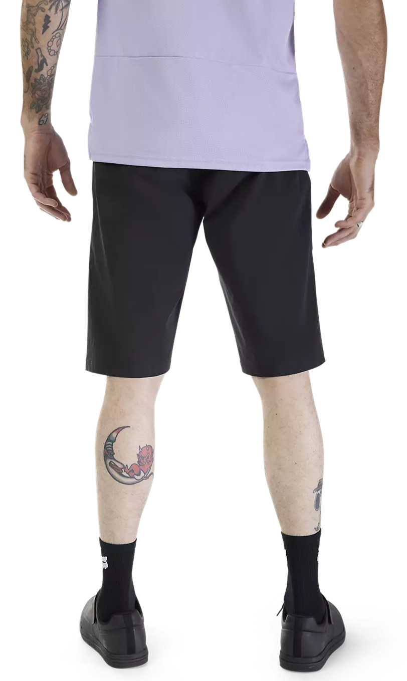 Fox Ranger Shorts Black BACK FACING MODEL