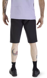 Fox Ranger Shorts Black BACK FACING MODEL