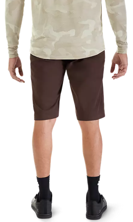 Fox Ranger Shorts Cocoa BACK FACING MODEL