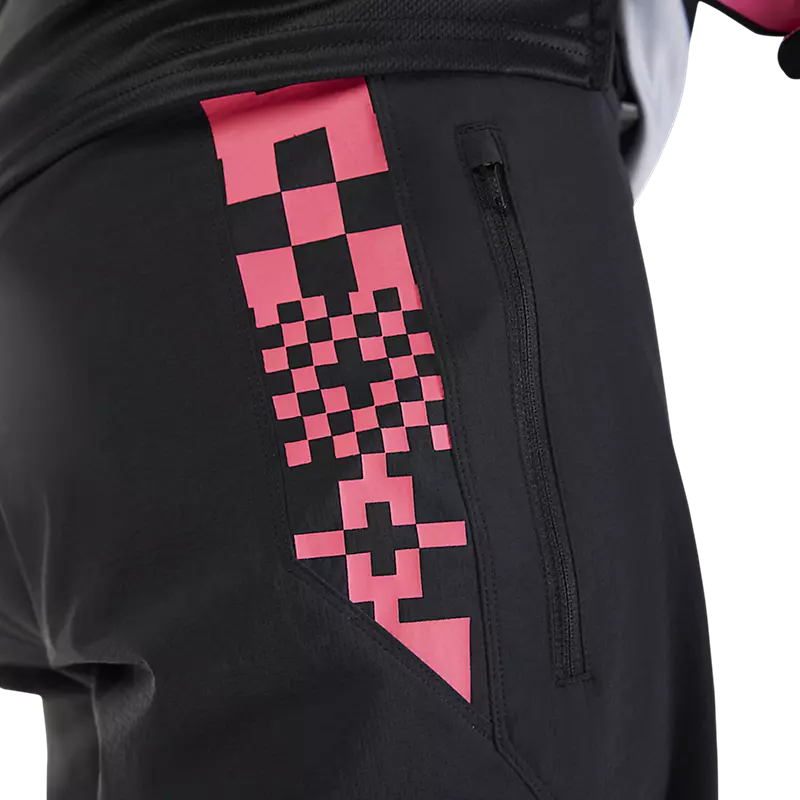 Fox Ranger Digi Image Black Shorts SIDE DETAILS 