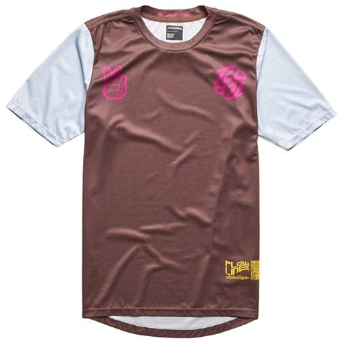 Troy Lee Designs 24.1 FLOWLINE SS JERSEY FLIPPED CHOCOLATE
