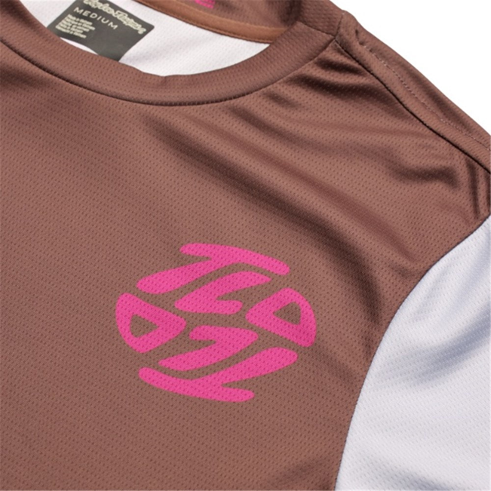 Troy Lee Designs 24.1 FLOWLINE SS JERSEY FLIPPED CHOCOLATE