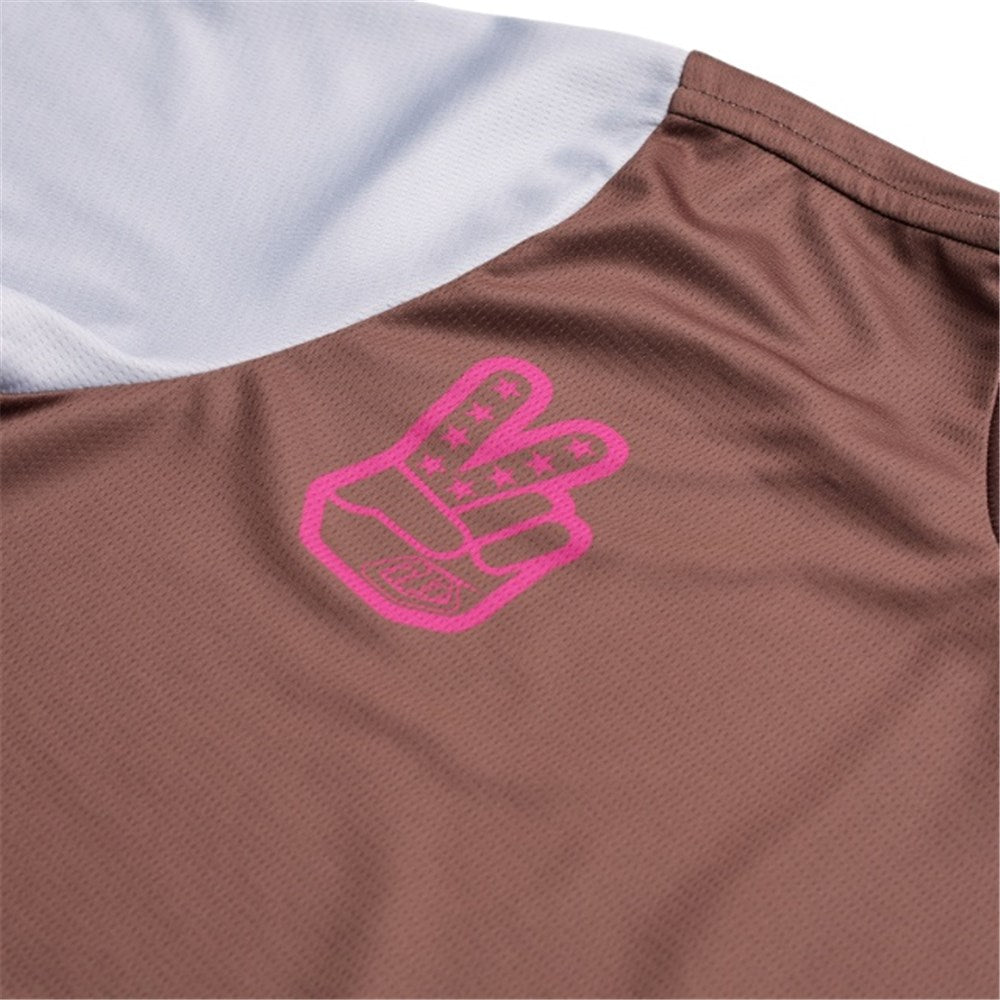 Troy Lee Designs 24.1 FLOWLINE SS JERSEY FLIPPED CHOCOLATE