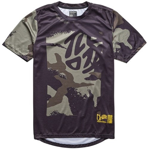 Troy Lee Designs 24.1 FLOWLINE SS JERSEY CONFINED BLACK