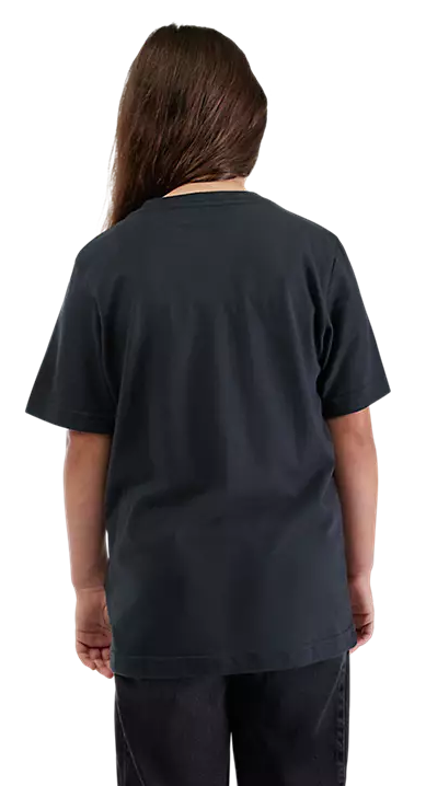 Fox Youth Future Short Sleeve Tee Black BACK FACING MODEL