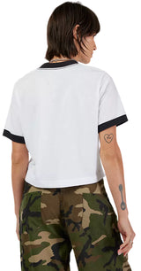 Fox Circa 74 Ringer SS Tee White BACK FACING MODEL 