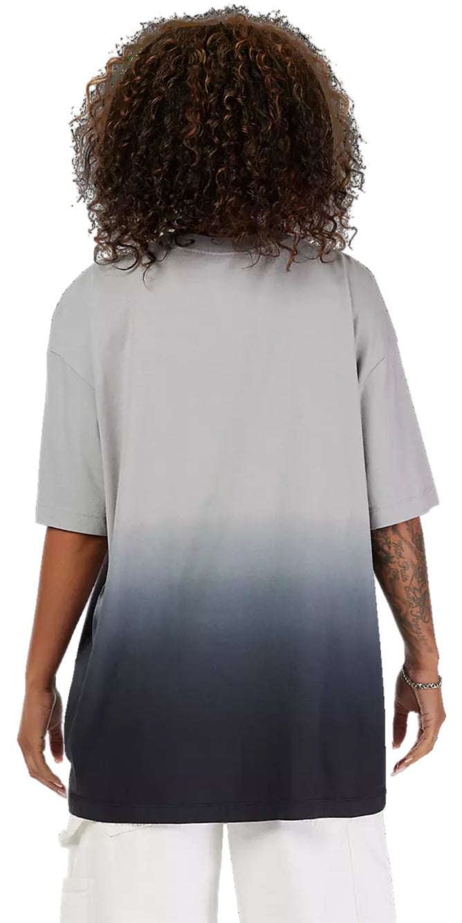 Fox Hello Future Oversized Tee Steel Grey BACK FACING MODEL BACK FACING MODEL