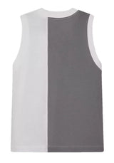 Fox Women's Moto-X Blocked Tank Top White BACK 