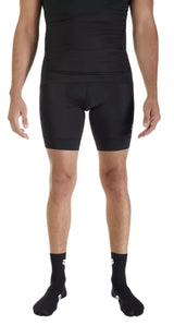 Fox TECBASE Lite Liner Shorts Black FRONT FACING MODEL