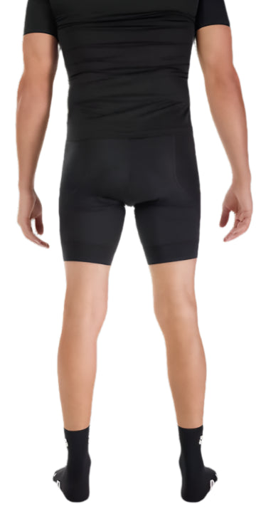 Fox TECBASE Lite Liner Shorts Black BACK FACING MODEL
