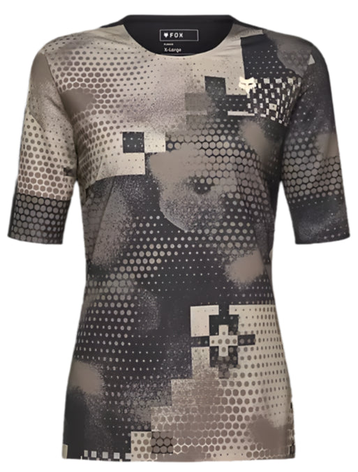 Fox Womens Flexair Ascent SS PULSE Sand FRONT