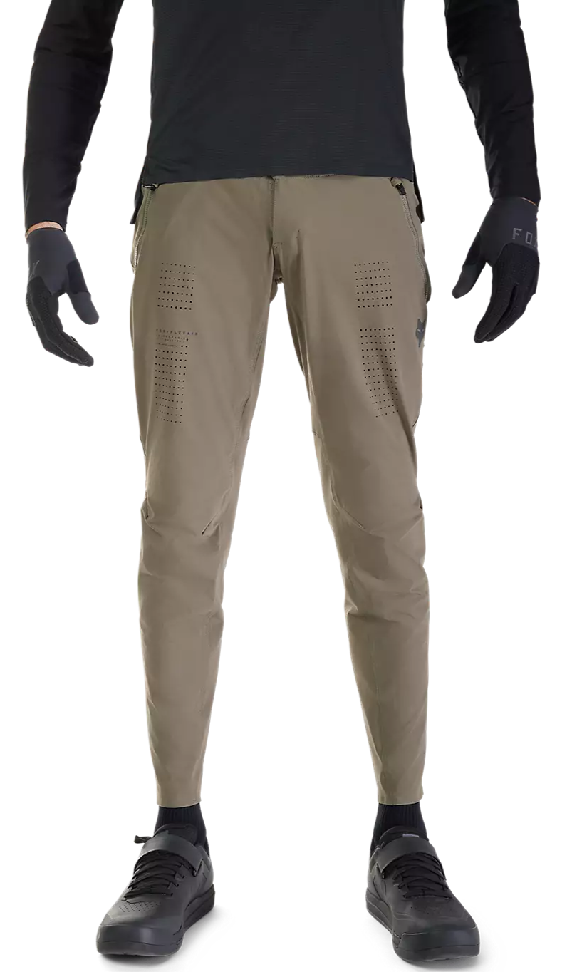 Fox Flexair Pants Military Green FRONT FACING MODEL