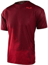 TLD SKYLINE AIR SS JERSEY FADES - WINE FRONT