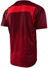 TLD SKYLINE AIR SS JERSEY FADES - WINE BACK