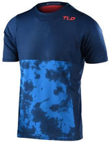 TLD SKYLINE AIR SS JERSEY BREAKS - DARK SLATE BLUE FRONT