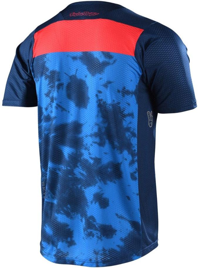 TLD SKYLINE AIR SS JERSEY BREAKS - DARK SLATE BLUE BACK