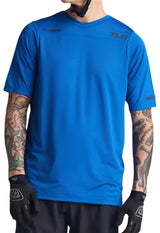 TROY LEE DESIGNS 24.1 SKYLINE AIR SS JERSEY MONO TRUE - BLUE FRONT
