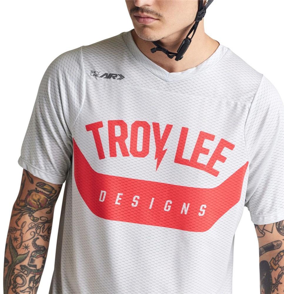TROY LEE DESIGNS 24.1 SKYLINE AIR SS JERSEY AIRCORE - CEMENT  FRONT