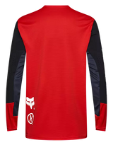 Fox Defend Long Sleeve Jersey Elevated Flo Red BACK