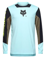 Fox Defend Long Sleeve Jersey Elevated Light Blue FRONT