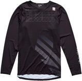TROY LEE DESIGNS 24.1 SKYLINE LS JERSEY SRAM EAGLE ONE  - FIERY BLACK FRONT
