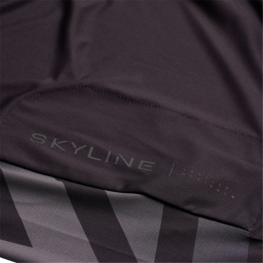 TROY LEE DESIGNS 24.1 SKYLINE LS JERSEY SRAM EAGLE ONE - FIERY BLACK PRINT