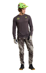Troy Lee Designs Skyline LS Jersey 25.2 Elemental Dark Earth FRONT FACING MODEL