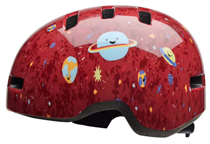 Bell LIL RIPPER Youth Dark Red PLANETS Helmet