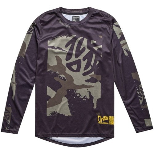 Troy Lee Designs 24.1 Flowline LS Jersey Confined Black