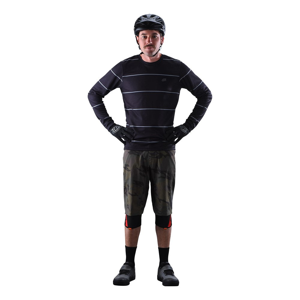 Troy Lee Designs 24.1 Flowline LS Jersey Revert Black