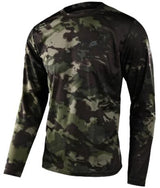 TLD FLOWLINE LS JERSEY COVERT - ARMY GREEN FRONT