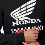 Fox Honda Fleece Pullover Black FRONT