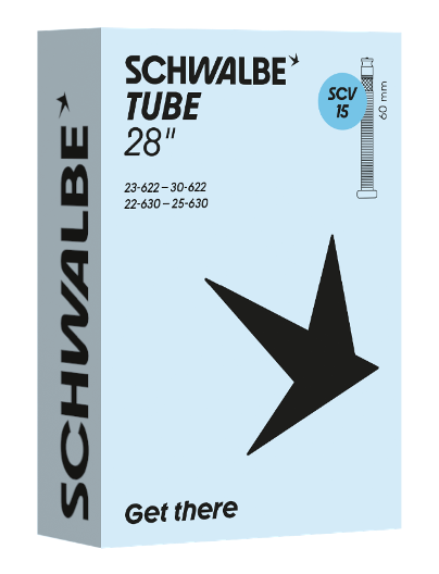 Schwalbe CLIK Bike Tube SCV15 23/30-622/630 IB 60mm