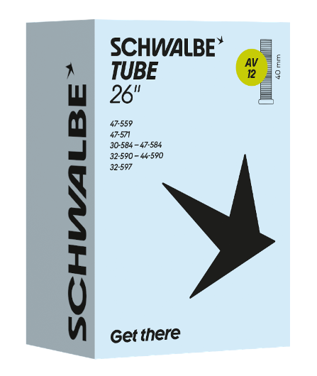 Schwalbe AV12 Schrader Tube 26" x 1.75 140g