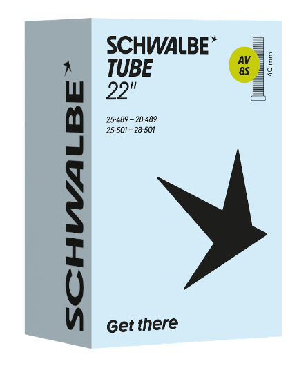 Schwalbe AV8S Schrader Tube 22" x 1.00 80g 40mm