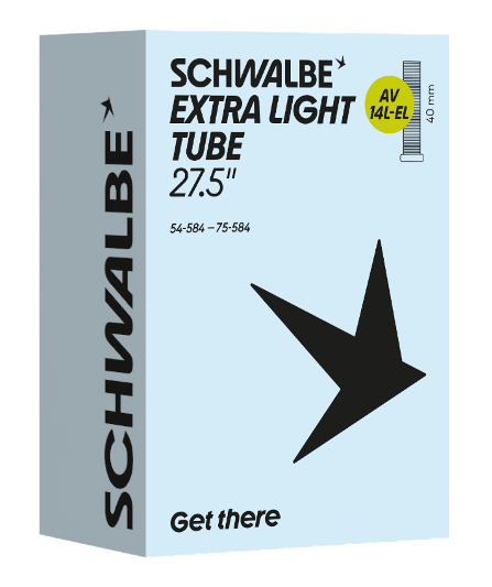 Schwalbe AV14L Extra Light Schrader Tube 27.5" x 2.10 200g 40mm