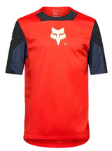 Fox Defend Short Sleeve Jersey Elevated Flo Red FRONT