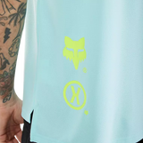 Fox Defend Short Sleeve Jersey Elevated Light Blue DETAILS