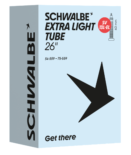 Schwalbe SV13L Extra Light Presta Tube 26" x 2.10 185g 40mm