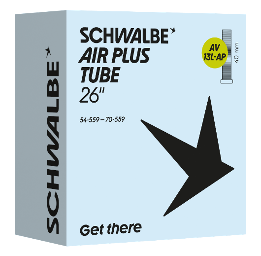 Schwalbe AV13 Air Plus Schrader Tube 26" x 2.1 400g 40mm