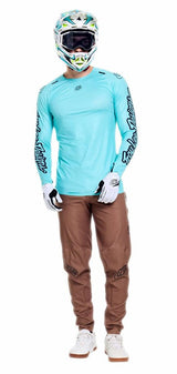 Troy Lee Designs Sprint Ultra Jersey Mono Real Teal FRONT FACING MODEL