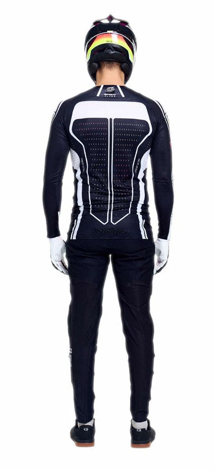 Troy Lee Designs Sprint Ultra Jersey Proton Black BACK FACING MODEL
