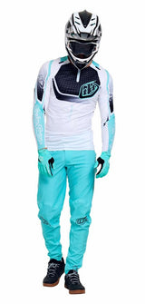 Troy Lee Designs Sprint Ultra Jersey Proton White FRONT FACING MODEL