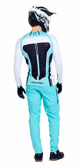 Troy Lee Designs Sprint Ultra Jersey Proton White BACK FACING MODEL