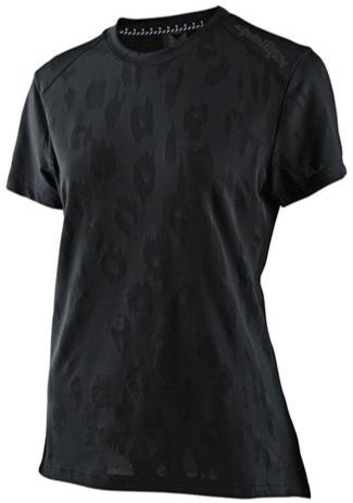 TLD Womens LILIUM SS JERSEY JACQUARD - BLACK FRONT